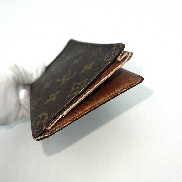 LOUIS VUITTON Long Credit Card Wallet Porte Valeurs Cartes Checkbook Authentic - Picture 11 of 16